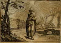 An illustration from Emblemata Florentii Schoonhovii I.C. Goudani, partim moralia, partim etiam civilia. Cum latiori eorundem ejusdem auctoris interpretatione. Accedunt et alia quaedam poëmatia in alijs poëmatum suorum libris non contenta (1618)