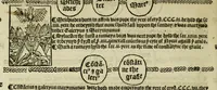 An illustration from The pastyme of people : the cronycles of dyuers realmys and most specyally of the realme of Englond (1530)