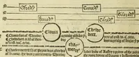 An illustration from The pastyme of people : the cronycles of dyuers realmys and most specyally of the realme of Englond (1530)