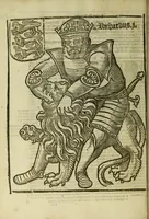 An illustration from The pastyme of people : the cronycles of dyuers realmys and most specyally of the realme of Englond (1530)