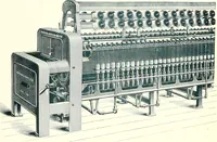 An illustration from Patentees and makers of machinery : on the latest and most approved principles for preparing, spinning & doubling, cotton, cotton waste, wool, worsted, silk, and bigonia yarns (1900)