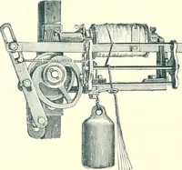 An illustration from Patentees and makers of machinery : on the latest and most approved principles for preparing, spinning & doubling, cotton, cotton waste, wool, worsted, silk, and bigonia yarns (1900)