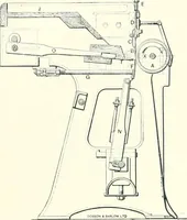 An illustration from Patentees and makers of machinery : on the latest and most approved principles for preparing, spinning & doubling, cotton, cotton waste, wool, worsted, silk, and bigonia yarns (1900)