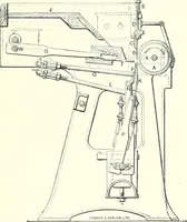An illustration from Patentees and makers of machinery : on the latest and most approved principles for preparing, spinning & doubling, cotton, cotton waste, wool, worsted, silk, and bigonia yarns (1900)
