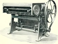 An illustration from Patentees and makers of machinery : on the latest and most approved principles for preparing, spinning & doubling, cotton, cotton waste, wool, worsted, silk, and bigonia yarns (1900)