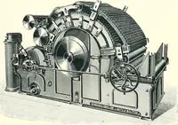 An illustration from Patentees and makers of machinery : on the latest and most approved principles for preparing, spinning & doubling, cotton, cotton waste, wool, worsted, silk, and bigonia yarns (1900)
