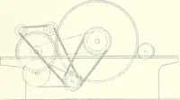 An illustration from Patentees and makers of machinery : on the latest and most approved principles for preparing, spinning & doubling, cotton, cotton waste, wool, worsted, silk, and bigonia yarns (1900)