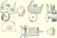An illustration from Patentees and makers of machinery : on the latest and most approved principles for preparing, spinning & doubling, cotton, cotton waste, wool, worsted, silk, and bigonia yarns (1900)