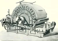 An illustration from Patentees and makers of machinery : on the latest and most approved principles for preparing, spinning & doubling, cotton, cotton waste, wool, worsted, silk, and bigonia yarns (1900)