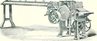 An illustration from Patentees and makers of machinery : on the latest and most approved principles for preparing, spinning & doubling, cotton, cotton waste, wool, worsted, silk, and bigonia yarns (1900)