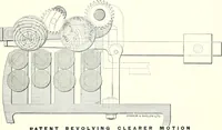 An illustration from Patentees and makers of machinery : on the latest and most approved principles for preparing, spinning & doubling, cotton, cotton waste, wool, worsted, silk, and bigonia yarns (1900)