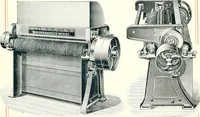 An illustration from Patentees and makers of machinery : on the latest and most approved principles for preparing, spinning & doubling, cotton, cotton waste, wool, worsted, silk, and bigonia yarns (1900)
