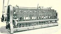 An illustration from Patentees and makers of machinery : on the latest and most approved principles for preparing, spinning & doubling, cotton, cotton waste, wool, worsted, silk, and bigonia yarns (1900)