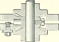An illustration from Patentees and makers of machinery : on the latest and most approved principles for preparing, spinning & doubling, cotton, cotton waste, wool, worsted, silk, and bigonia yarns (1900)