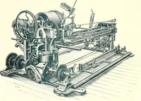 An illustration from Patentees and makers of machinery : on the latest and most approved principles for preparing, spinning & doubling, cotton, cotton waste, wool, worsted, silk, and bigonia yarns (1900)
