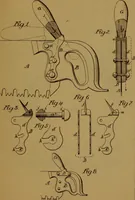 An illustration from Patent soliciting and United States court practice, with remarks concerning specifications and claims, drawings, official examination, appeals, reissues, searches and reports, court practice, interferences, foreign patents, etc (1883)