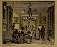 An illustration from Patent soliciting and United States court practice, with remarks concerning specifications and claims, drawings, official examination, appeals, reissues, searches and reports, court practice, interferences, foreign patents, etc (1883)