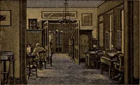 An illustration from Patent soliciting and United States court practice, with remarks concerning specifications and claims, drawings, official examination, appeals, reissues, searches and reports, court practice, interferences, foreign patents, etc (1883)