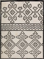 An illustration from Patrons de broderie et de lingerie du XVIe siècle (1872)