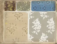 Picture 46 of 106 from Pattern book of silks and damasks (1700), leaf 63