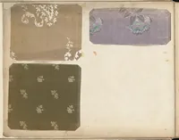 Picture 3 of 106 from Pattern book of silks and damasks (1700), leaf 9
