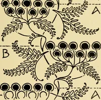An illustration from Pattern design : a book for students treating in a practical way of the anatomy, planning & evolution of repeated ornament (1915)