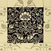 An illustration from Pattern design : a book for students treating in a practical way of the anatomy, planning & evolution of repeated ornament (1915)