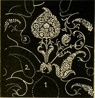 An illustration from Pattern design : a book for students treating in a practical way of the anatomy, planning & evolution of repeated ornament (1915)