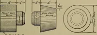 An illustration from Pattern making; a practical treatise for the pattern maker on wood-working and wood turning, tools and equipment, construction of simple and complicated patterns, modern molding machines and molding practice (1916)