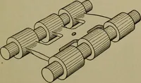 An illustration from Pattern making; a practical treatise for the pattern maker on wood-working and wood turning, tools and equipment, construction of simple and complicated patterns, modern molding machines and molding practice (1916)
