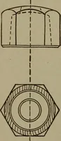 An illustration from Pattern making; a practical treatise for the pattern maker on wood-working and wood turning, tools and equipment, construction of simple and complicated patterns, modern molding machines and molding practice (1916)