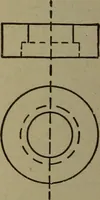 An illustration from Pattern making; a practical treatise for the pattern maker on wood-working and wood turning, tools and equipment, construction of simple and complicated patterns, modern molding machines and molding practice (1916)