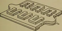 An illustration from Pattern making; a practical treatise for the pattern maker on wood-working and wood turning, tools and equipment, construction of simple and complicated patterns, modern molding machines and molding practice (1916)