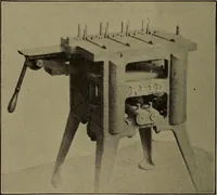 An illustration from Pattern making; a practical treatise for the pattern maker on wood-working and wood turning, tools and equipment, construction of simple and complicated patterns, modern molding machines and molding practice (1916)