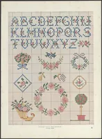 Picture 4 of 13 from Patterns for cross stitch. (1913), leaf 5