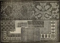 An illustration from Patterns for needle work : including the various kinds of embroidery, lacework, etc., with diagrams showing the methods of making the various stiches (1882)