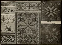 An illustration from Patterns for needle work : including the various kinds of embroidery, lacework, etc., with diagrams showing the methods of making the various stiches (1882)