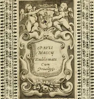 Picture 1 of 88 from Pauli Maccii Emblemata (1628), leaf 8