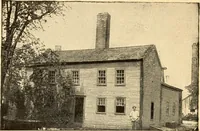 An illustration from The Paul Revere album : containing a complete description of Goss' "Life of Col. Paul Revere," and more than twenty engravings with descriptions of incidents in the life of the hero of the "Midnight ride," April 18, 1775 (1904)