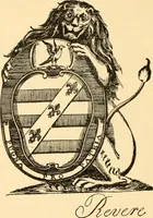 An illustration from The Paul Revere album : containing a complete description of Goss' "Life of Col. Paul Revere," and more than twenty engravings with descriptions of incidents in the life of the hero of the "Midnight ride," April 18, 1775 (1904)