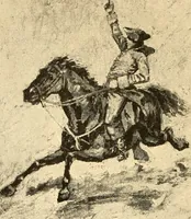 An illustration from The Paul Revere album : containing a complete description of Goss' "Life of Col. Paul Revere," and more than twenty engravings with descriptions of incidents in the life of the hero of the "Midnight ride," April 18, 1775 (1904)