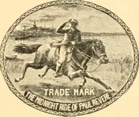 An illustration from The Paul Revere album : containing a complete description of Goss' "Life of Col. Paul Revere," and more than twenty engravings with descriptions of incidents in the life of the hero of the "Midnight ride," April 18, 1775 (1904)