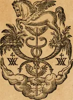An illustration from Pausaniæ accurata Graeciae descriptio : qua lector ceu manu per eam regionem circumducitur: a Guilielmo Xylandro Augustano diligenter recognita, & ab innumeris mendis repurgata. Accesserunt annotationes, quæ a G. Xylandro paulo ante obitum inchoatæ, nunc vero a Frid. Sylb. continuatæ ... addita etiam doctissima Romuli Amasæi versio .. (1583)