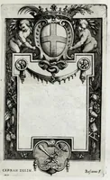 Picture 2 of 2 from Pavli Belloni i.c. patricii ticinensis regii med. senatoris oratio : habita in templo Mediol. maximo VII. jd. iunij anni M.DC.XXI in fvnere potentissimi Philippi III. Hispaniarum Regis verè catholici (1621), leaf 23