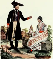 An illustration from Peasant art in Austria and Hungary (1911)