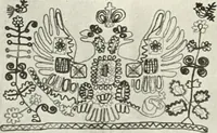 An illustration from Peasant art in Russia (1912)