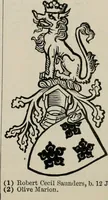 An illustration from The peerage, baronetage, and knightage of the British Empire : for 1882 (1883)