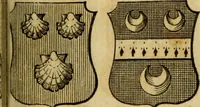An illustration from The peerage of England : a complete view of the several orders of nobility ... together with an introduction, shewing the high and illustrious extraction of our most gracious sovereign: also an historical account of all the offices of state, usually filled by the nobility, the arms of the all the Lords spiritual and temporal, three useful plates teaching the art of heraldry, &c. &c. &c. (1766)