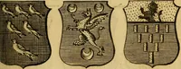 An illustration from The peerage of England : a complete view of the several orders of nobility ... together with an introduction, shewing the high and illustrious extraction of our most gracious sovereign: also an historical account of all the offices of state, usually filled by the nobility, the arms of the all the Lords spiritual and temporal, three useful plates teaching the art of heraldry, &c. &c. &c. (1766)