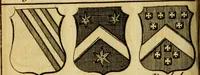 An illustration from The peerage of England : a complete view of the several orders of nobility ... together with an introduction, shewing the high and illustrious extraction of our most gracious sovereign: also an historical account of all the offices of state, usually filled by the nobility, the arms of the all the Lords spiritual and temporal, three useful plates teaching the art of heraldry, &c. &c. &c. (1766)